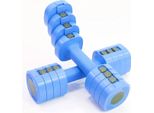 Set Di Manubri, Regolabili, 2 Pesi Da 1 A 2,5 Kg, Manubri 4 In 1, Attrezzatura Fitness, Palestra, Casa