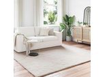 Vidaxl Tappeto Coniglio In Pelliccia Sintetica Olite Beige 200 X 200 Cm Poliestere