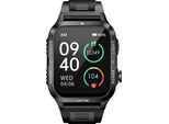 Inf C68 Smartwatch Con Chiamata Bluetooth E Monitoraggio Della Salute Nero Bianco