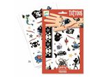 Djeco - Tatuaggi Pirata, Beige, 2 (DJ09584A), Colori Assortiti/Modello