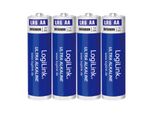 Logilink Ultra Power Batteria Alcalina Mignon Aa LR6 1,5V (Confezione Blister Da 4)