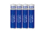 Batteria Alcalina Logilink Ultra Power Micro Aaa LR03 1,5 V (Confezione Blister Da 4)