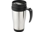 Tazza Thermos Bullet Sanibel (2 Pezzi/Confezione) PF2463 (12 X 18 X 8 Cm) (Argento/Nero)