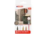 Edding 780 Pennarello Lucido Metallizzato Assortito (Set Di 5)