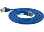 Wantec 7131 Wantec Patchkabel Sstp CAT7 Ste. Cat6A D=4Mm 1,00M Blau