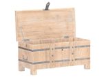 Vidaxl Cassapanca 90X40X40 Cm In Legno Massiccio Di Acacia