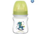 Canpol Babies Bottiglia A Bocca Larga, Animali Esotici, 120 Ml - Verde