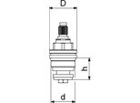 Js Sanitaer-Oberteil Dn15,1/2""
