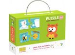 Dodo Puzzle Duo Dove Vivono Gli Animali 12X2 Pezzi