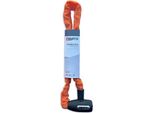 Lucchetto A Catena Arancione Lynx Cityline M - 85 Cm, Acciaio Temprato, Maglie Quadrate Da 5,5 Mm, Resistente Agli Agenti Atmosferici, Autoclick, 3 Chiavi
