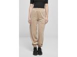Urban Classics Donna Pantaloni In Velluto A Vita Alta Softtaupe - S