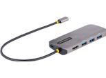 Startech.Com Adattatore Usb C Multiporta, Video Hdmi 4K 60Hz, Hub Usb 3.2 A 3 Porte USB-A 5Gbps , 100W Power Delivery Pass-Through, Gbe, Cavo Integrato Da 30Cm, Docking Station Per Laptop /Mini Dock Da Viaggio