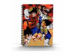 Notatnik Dragon Ball Z Z 3D-Goku Vs Vegeta - Spiralny A5, 80 Kartek