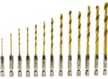 Geko Set Di 13 Punte Per Metallo Hss Hex 1,5-6,5 Mm G38250