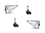 Johns, Fendinebbia Anteriore Adatto Per Honda Civic 01/06- Set Sinistra E Destra W. H11