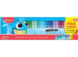 Maped M845727 Penne Con Punta In Fibra Color'peps Ocean - Confezione Da 48 Pz