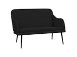 Vidaxl Panca Nera 110X76X80 Cm Tessuto