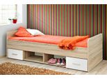Letto Per Studenti Eman - 90X200, Rovere Sonoma / Bianco