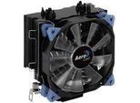 Aerocool Verkho 5 Dark - Raffreddatore Ad Aria Per Processori - (Per: Socket LGA775, AM2, AM2+, AM3, AM3+, LGA2011, FM1, FM2, AM4, LGA2066, LGA1200, LGA1700, AM5, Lga115X) - Presa In Alluminio Con Pacco Alette In Alluminio - 120 Mm