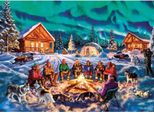 Gibsons Puzzle Notte Dell'aurora Boreale - Puzzle Di Cartone Da 1000 Pezzi