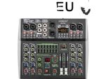 Mixer Audio, 6 Canali, Connettività Bluetooth, AM-AX6 Eu