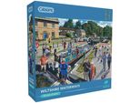 Gibsons Puzzle Wiltshire Waterways 1000 Pezzi In Cartone Regalo Per Adulti