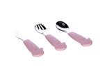 Set Di Posate In Acciaio Inox Freeon, Rosa