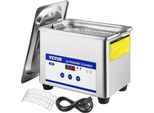Pulitore A Ultrasuoni, Capacità 0,8 Litri, Frequenza 40 Khz, Potenza 35 Watt, Timer Regolabile, Display Led