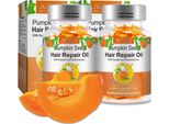Olio Per Capelli Olio Di Semi Di Zucca Crescita Dei Capelli Cura Dei Capelli Ispessimento In Capsule Biologico Vegano, 2X 40 Capsule
