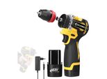 Trapano A Percussione A Batteria, Motore Brushless, Coppia 45Nm, Batteria Yl 168V 2, Eu
