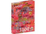 Puzzle 1000 Pezzi Enjoy - Rosso Intenso (Enjoy-2011)