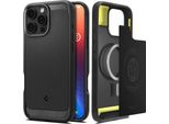 Spigen Rugged Armor Magsafe Apple Iphone 16 Pro Max Nero Opaco