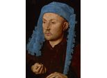 Grafika Jan Van Eyck - Ritratto Di Uomo Con Chaperon Blu, 1430-33 - 1000 Teile