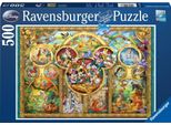 Ravensburger - Puzzle 500 Famiglia Disney