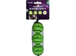 Gioco Per Cani Comete Starlight Pallina Da Tennis Verde - Confezione Da 3, Taglia: S