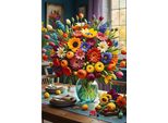 Bluebird Puzzle Puzzleteile Bouquet Colorato - 1000 Pezzi Bunt