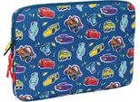 Custodia Per Laptop Cars Racing Blu Navy 15,6'' 39,5 X 27,5 X 3,5 Cm