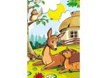 Art Puzzle Puzzle In Legno Madre Cervo 25 Pezzi