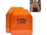 S Allenamento Di Forza Con Piastre Per Gilet Di Peso - Allenamento Di Corsa 3,97Kgx2 Piastre Di Peso - Attrezzature Per Esercizi Di Fitness