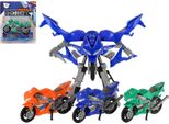 Moto/Robot Transformer In Plastica 15 Cm - Mix Di Colori