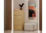 Cassettiera Stretta Con Ante Atalla - Rovere Artigianale