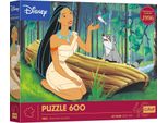 Trefl Puzzle JubiläUm Pocahontas, 40 Jahre Disney, Kinderpuzzle, 600 Teile, 37605