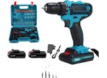 Trapano A Batteria, 28V Ricaricabile, Velocità 1350 Giri/Min, Sistema A Doppia Batteria, 2 Batterie 1 Carica