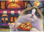 Ravensburger Puzzle Pizza Per Il Gatto - Varietà Di Gusti 35 Pezzi