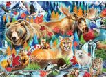 Puzzle Ravensburger Bestie Selvagge Del Canada 1000 Pezzi