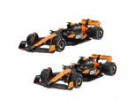 Bburago 78512 F1 2024 Mclaren Mcl38 Piastri & Norris 1:43 Scala Modellino Auto Kit 2 Unità Arancione Arancione Taglia Unica
