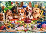 Castorland Puzzle Cuccioli Dessert - Puzzle Da 1000 Pezzi