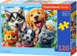 Puzzle Da 120 Pezzi. Selfie Degli Animali