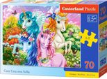 Puzzle 70 Pezzi. Dolce Selfie Di Unicorni