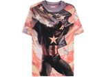 Difuzed Captain America Brave New World Maglietta Americana Digitale S S